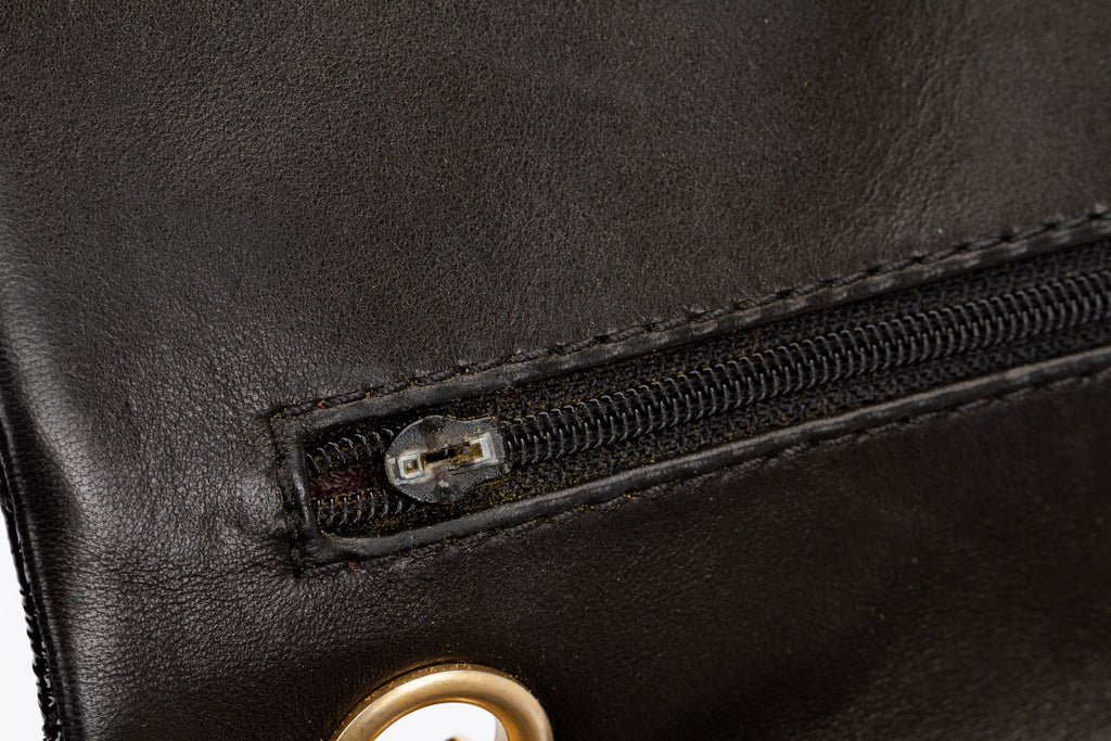 Chanel Black Patent Reissue Medium Flap