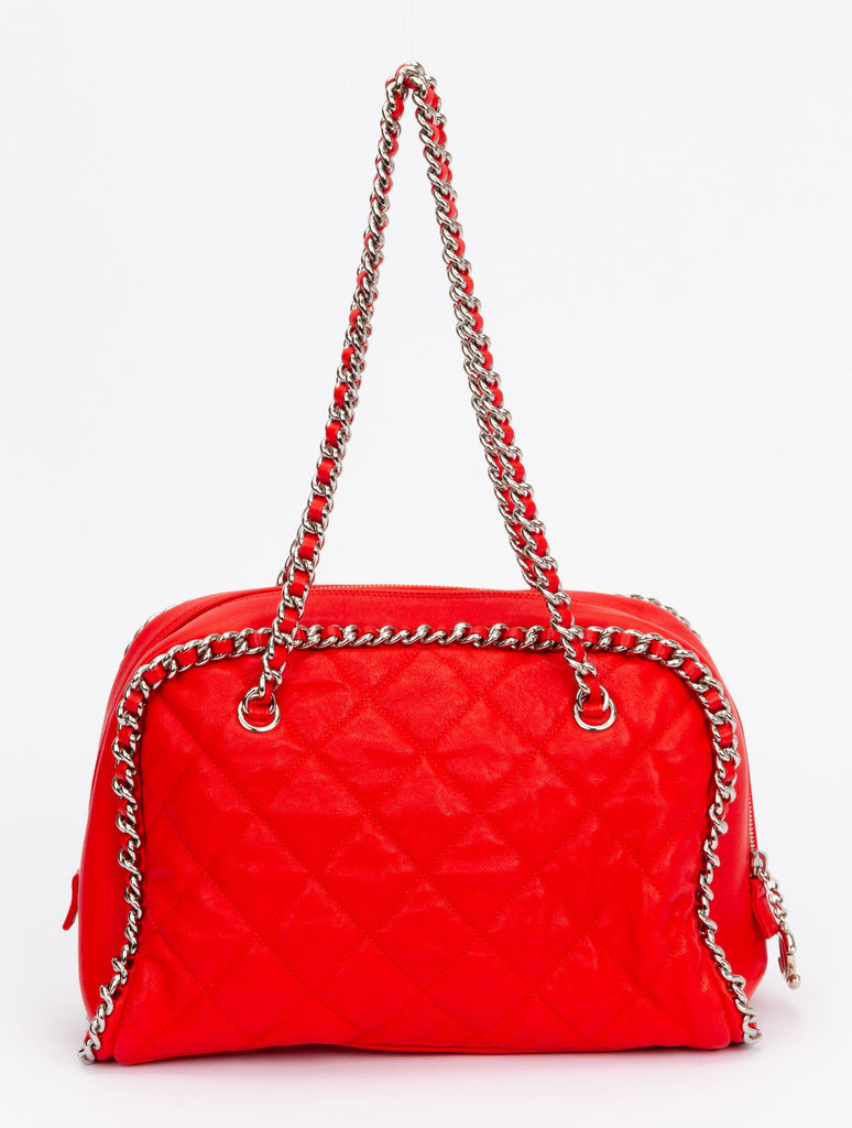 Chanel Red Chain Aorund Shoulder Bag