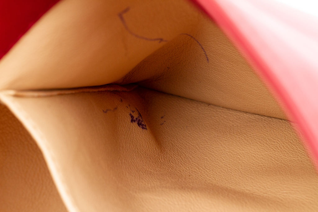 Chanel Cherry Red Inlay Chain Handbag