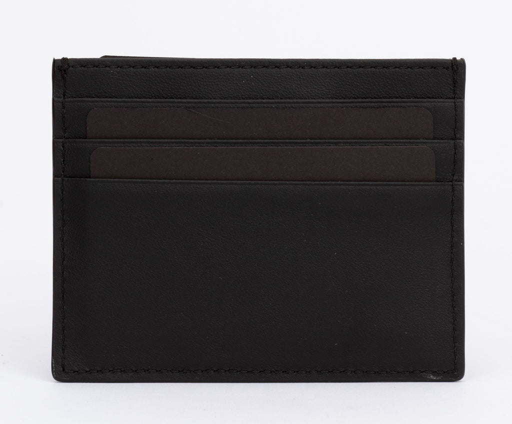 Fendi NIB Green Black Logo Card Holder