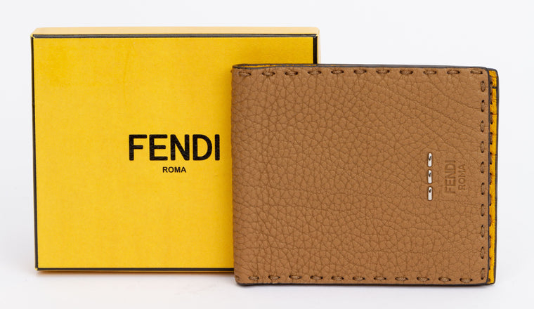 Fendi Bifold Wallet Brown/Yellow