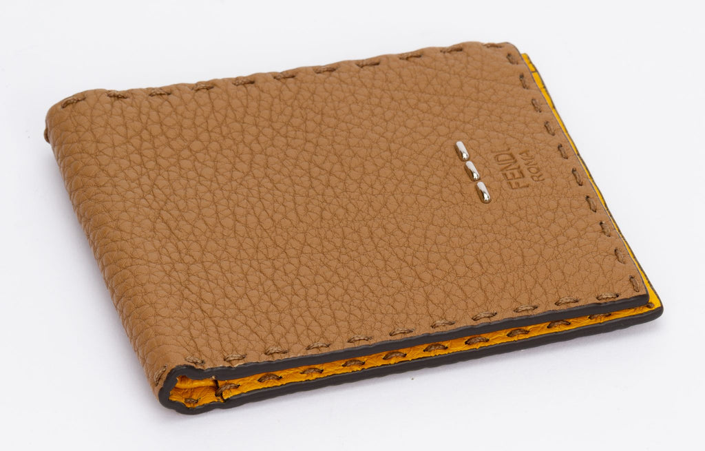 Fendi Bifold Wallet Brown/Yellow