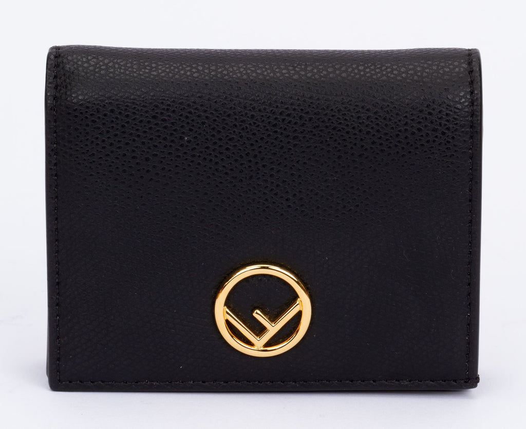 Fendi BNIB Togo Wallet Black