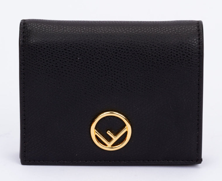 Fendi BNIB Togo Wallet Black