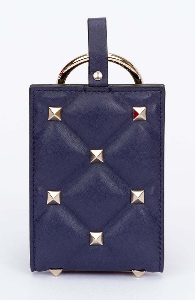 Valentino Navy Keyring-Wallet
