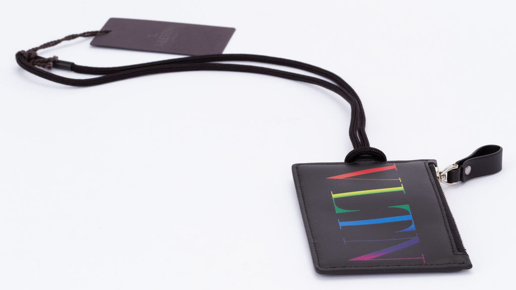 Valentino NIB Card Case W-Laniard