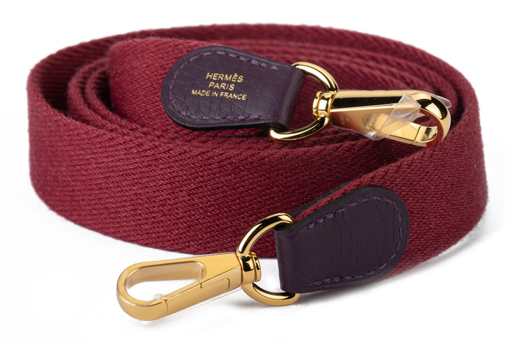 Hermes BNIB Cassis Mini Evelyne Gold