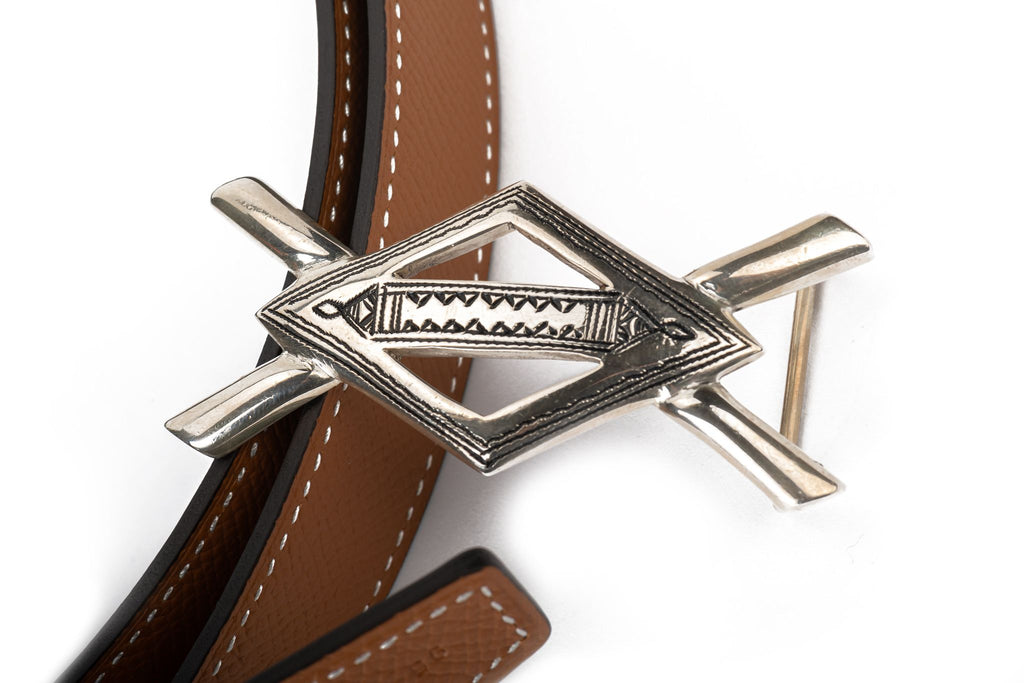 Hermès BNIB Reversible Tuareg Thin Belt