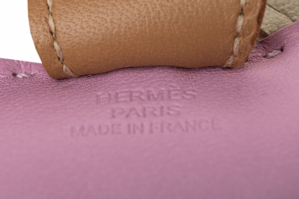 Hermès NIB Roddeo Sm Mauve Sesame