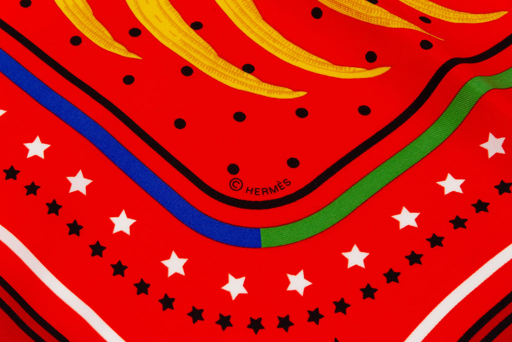 Hermès Tigre Royal Fleuri Scarf