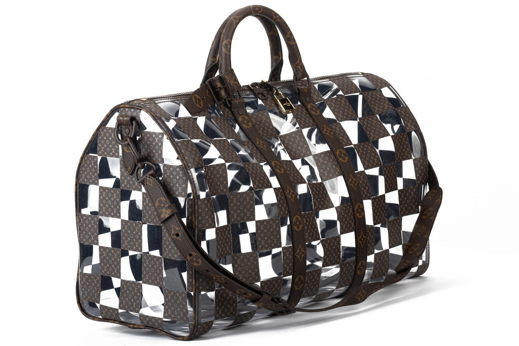 Vuitton BNIB Monogram Chess Keepall 50