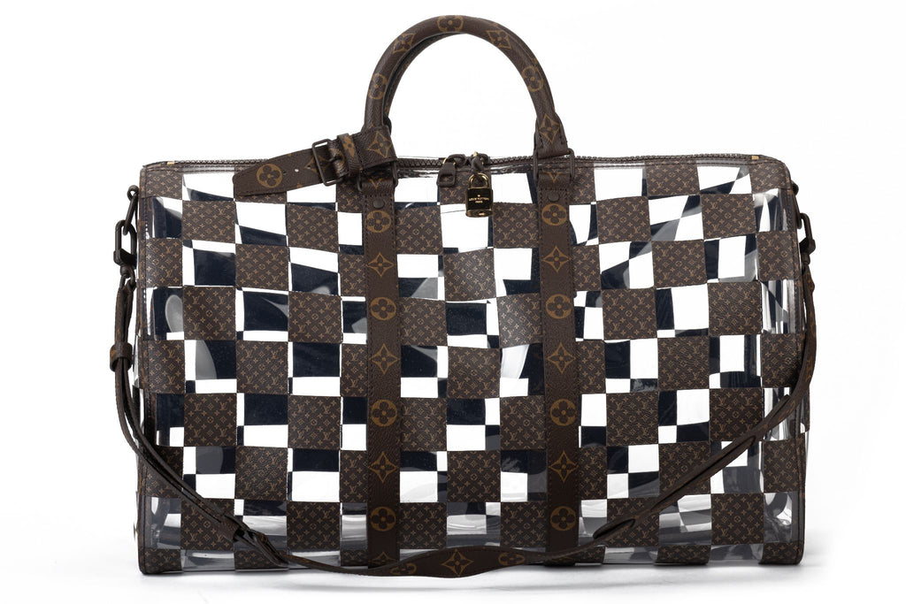 Vuitton BNIB Monogram Chess Keepall 50