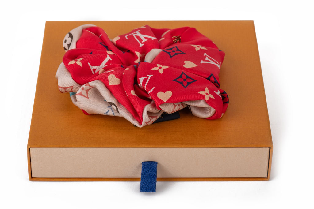 Vuitton BNIB LG Silk Bicolor Scrunchie