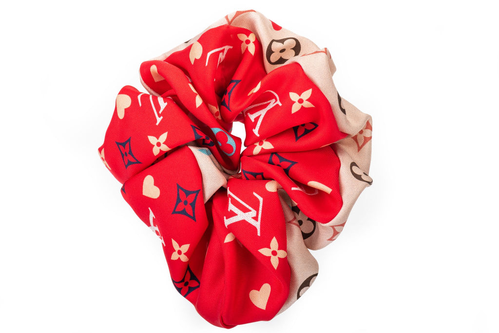 Vuitton BNIB LG Silk Bicolor Scrunchie