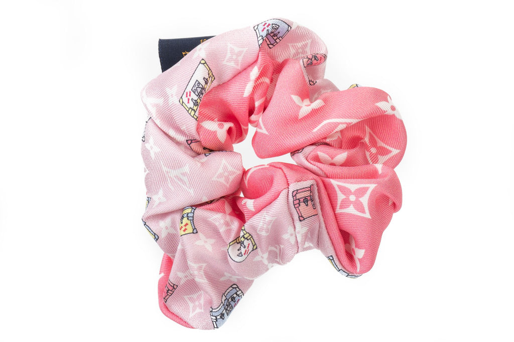 Vuitton BNIB SM Silk Bicolor Scrunchie