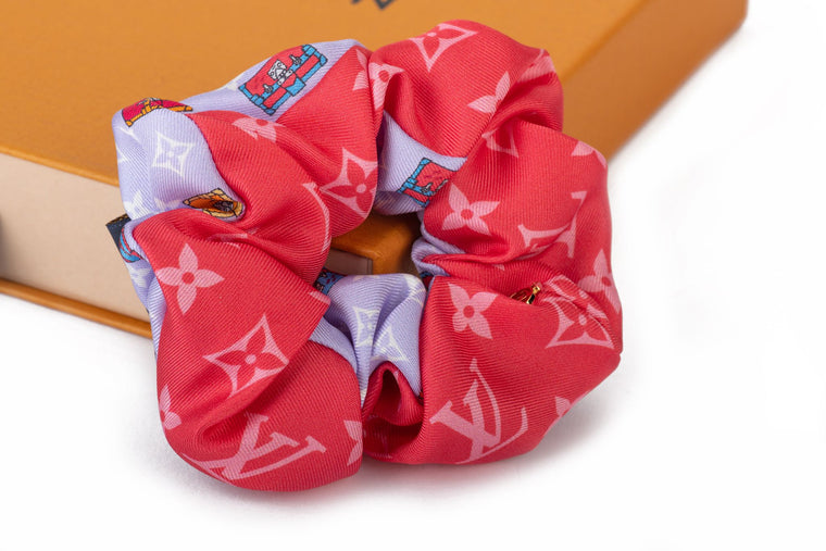 Vuitton BNIB SM Silk Bicolor Scrunchie