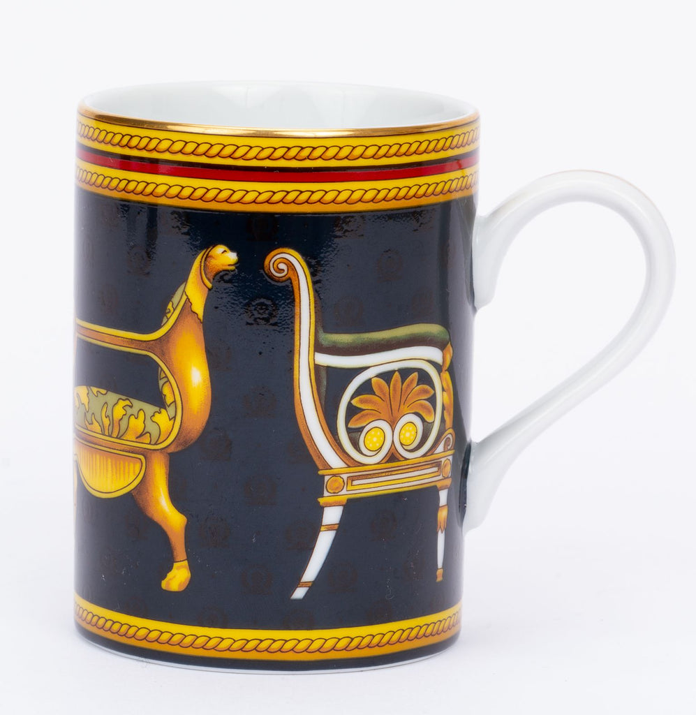 Gucci Set/2 Porcelain Chair Tea Cups