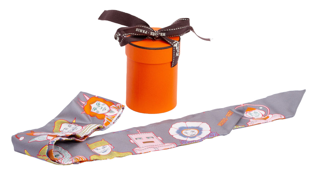 Hermès BN Grey Dresscode Edition Twilly