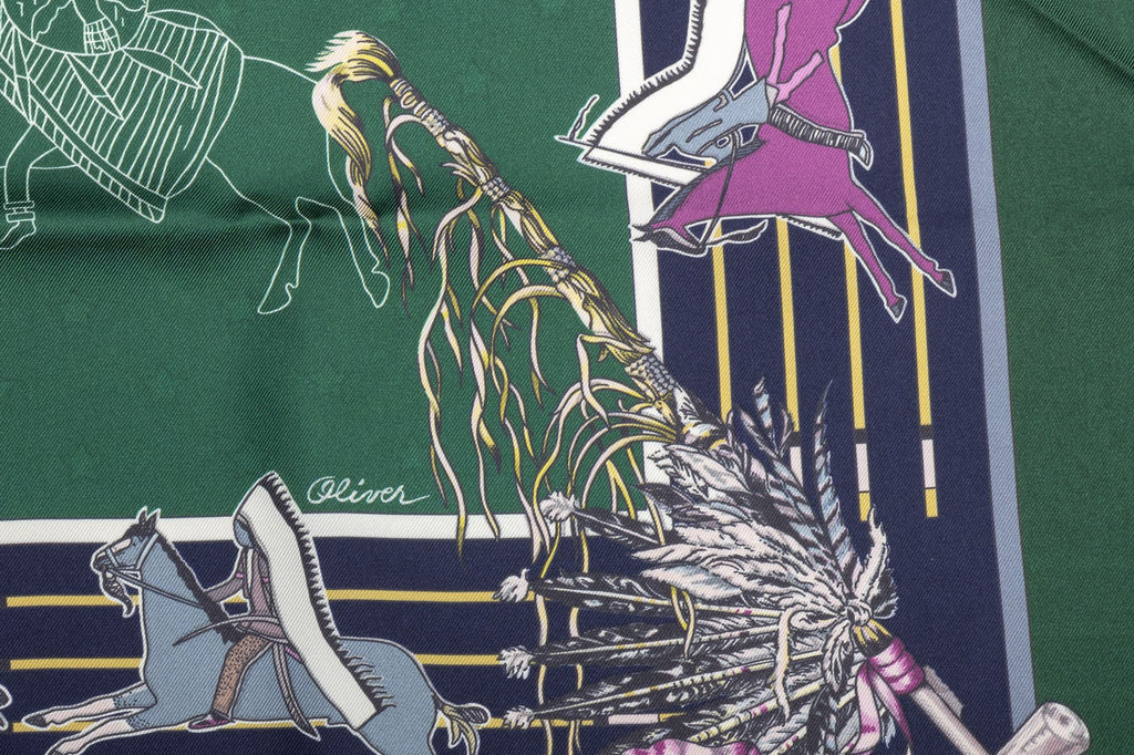 Hermès Lim. Ed. Pawnee Bandana Scarf