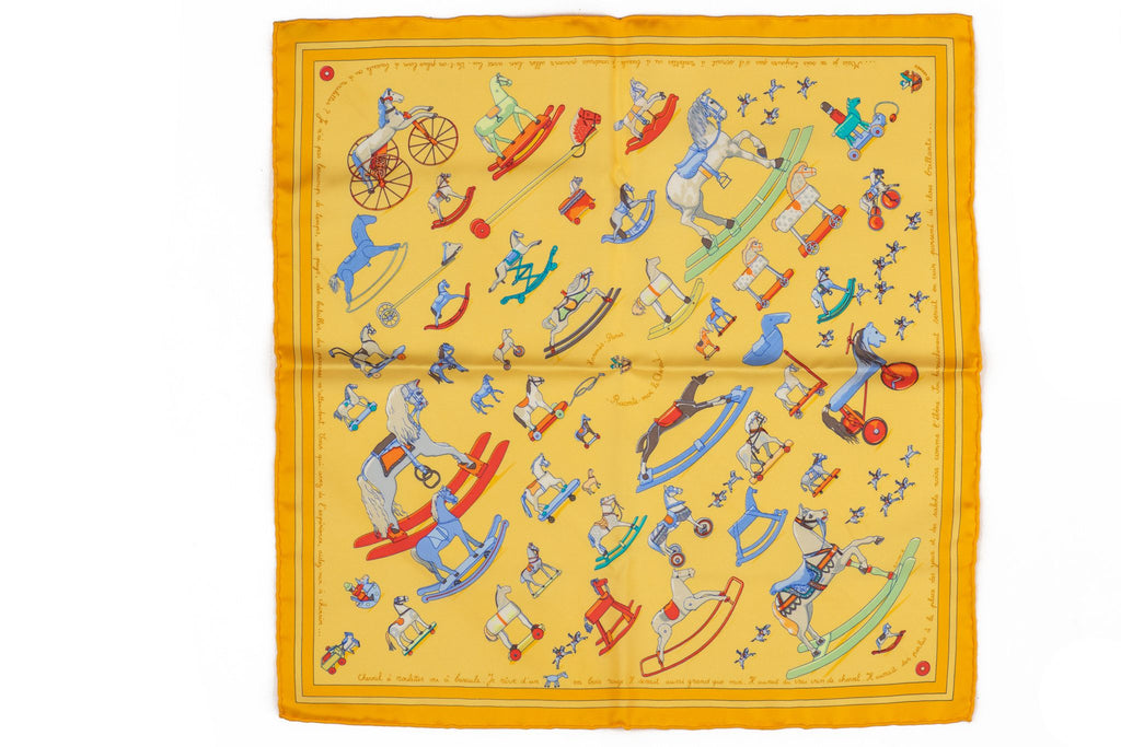 Hermès NIB Raconte Moi Le Cheval Scarf
