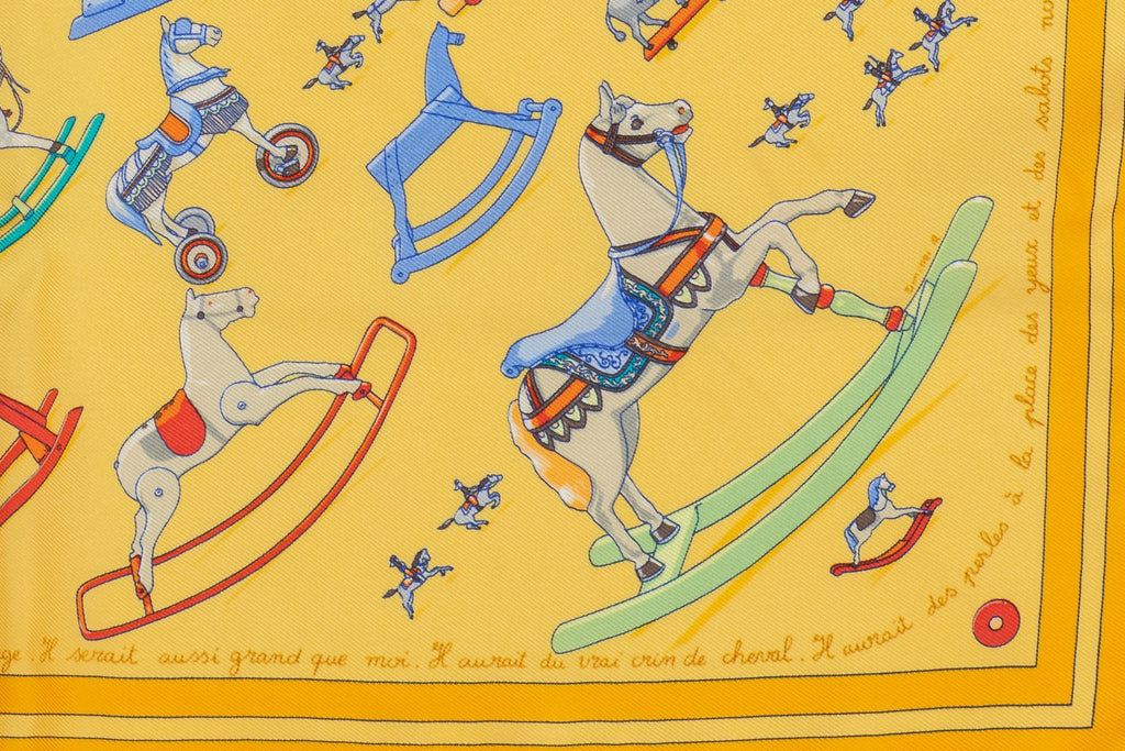Hermès NIB Raconte Moi Le Cheval Scarf