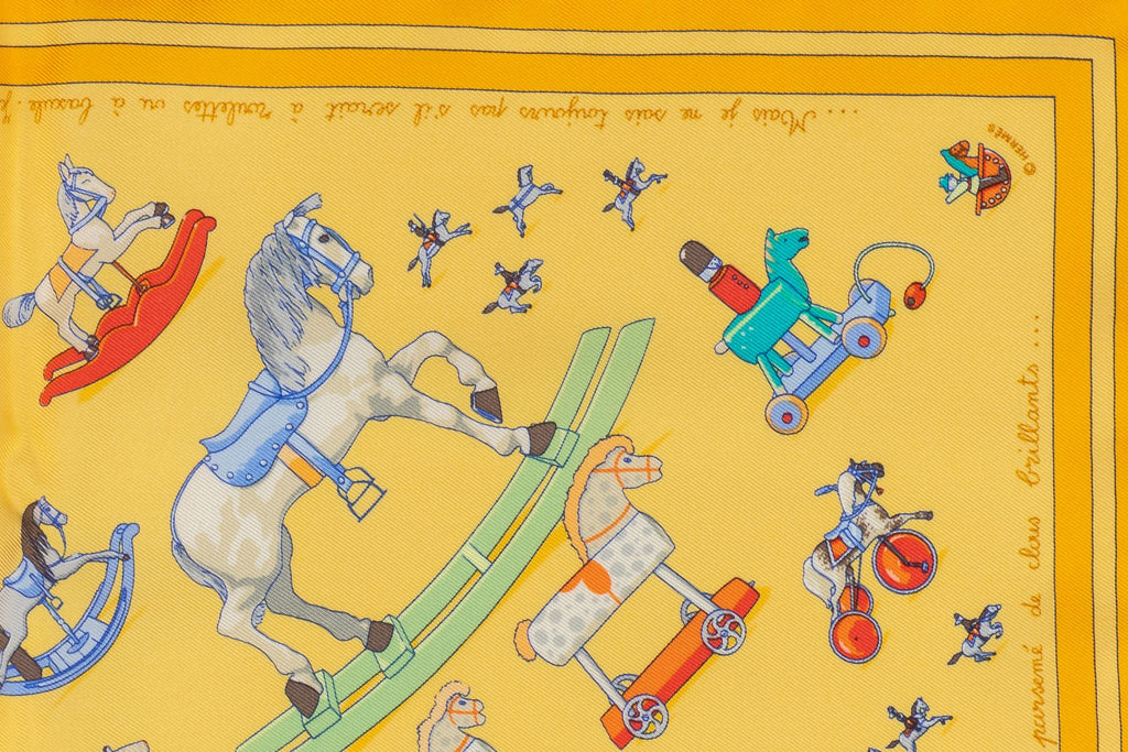 Hermès NIB Raconte Moi Le Cheval Scarf