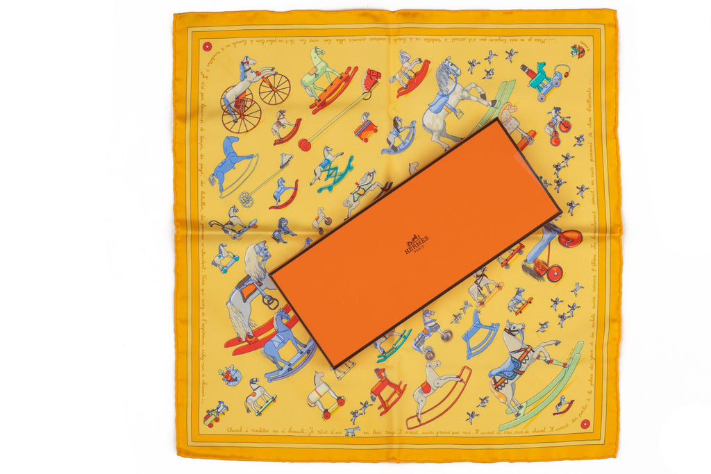 Hermès NIB Raconte Moi Le Cheval Scarf