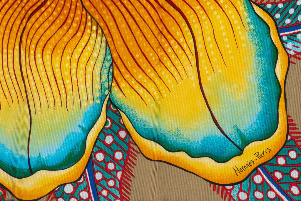 Hermes BNIB Yellow Taupe Baobab Gavroche