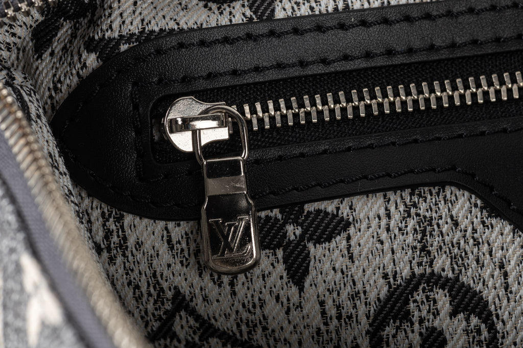 Vuitton NIB Speedy 25 Grey Denim