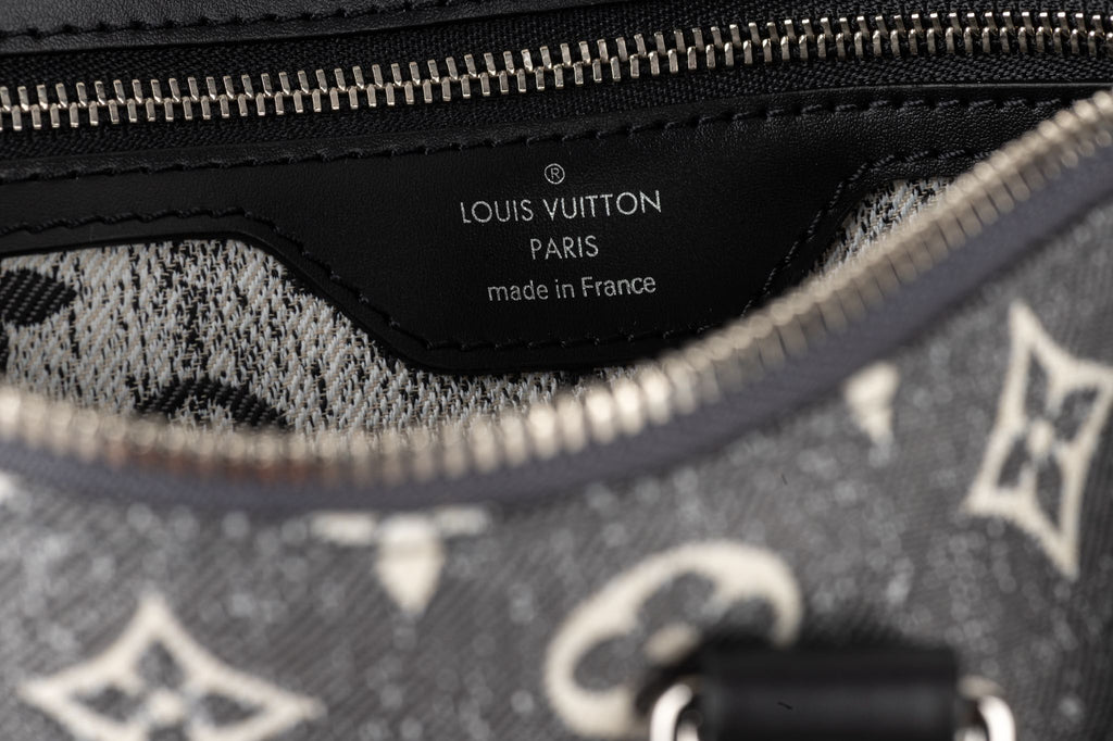 Vuitton NIB Speedy 25 Grey Denim