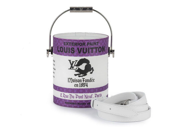Vuitton NIB Paint Can Monogram Purple