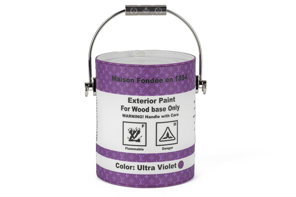Vuitton NIB Paint Can Monogram Purple