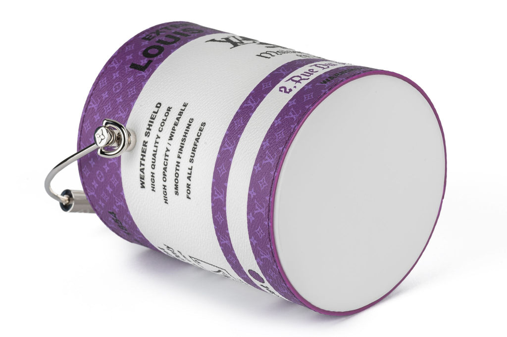 Vuitton NIB Paint Can Monogram Purple
