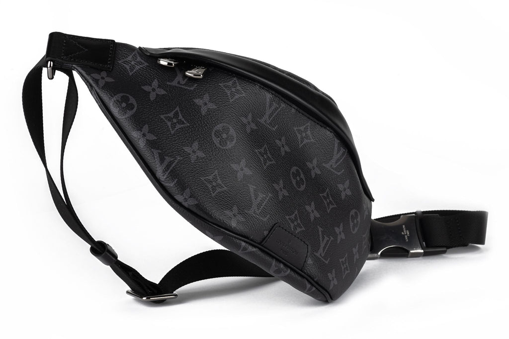 Vuitton NIB Gents Black Monogram Bumbag