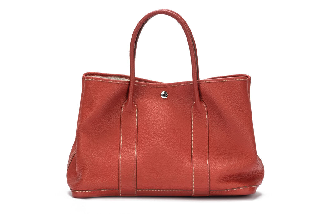 Hermès Large Garden Party Bag Sanguine