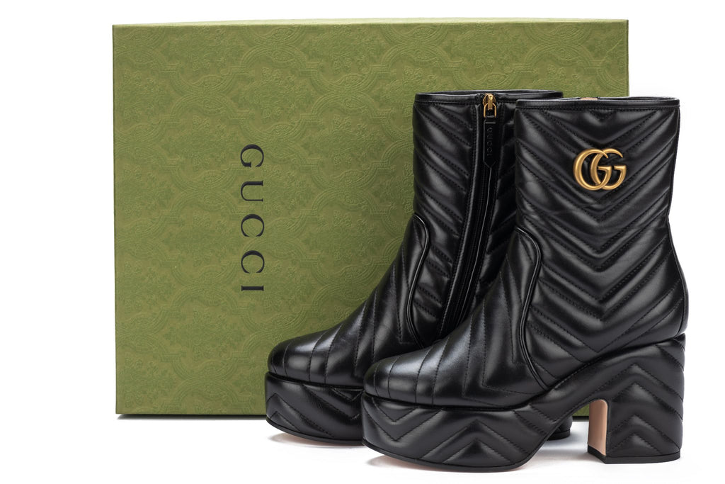 Gucci Marmont Boots Black BNIB