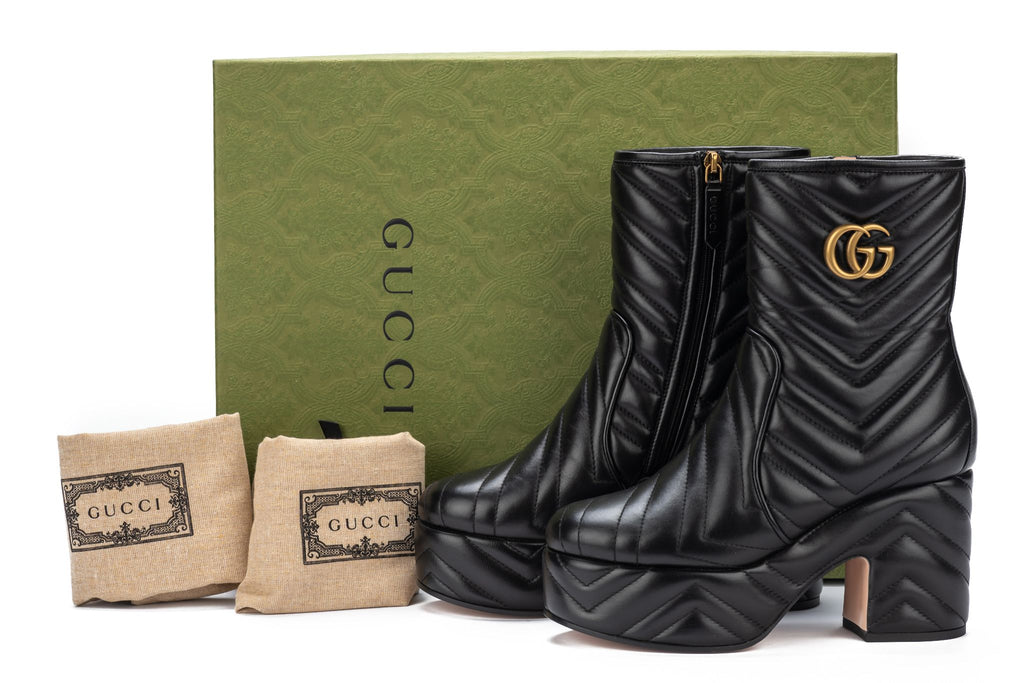 Gucci Marmont Boots Black BNIB
