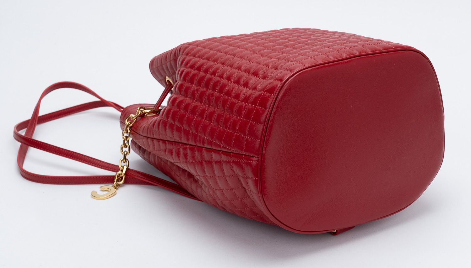 celine leather backpack Celine New Red Leather Backpack