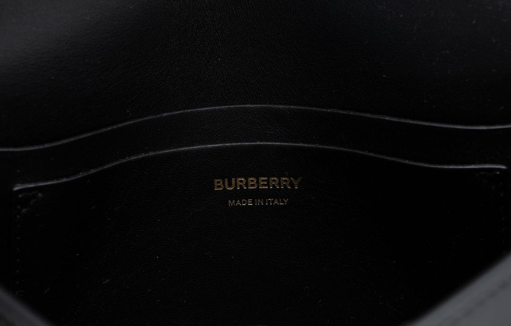Burberry New Calfskin Black Cheetah Bag