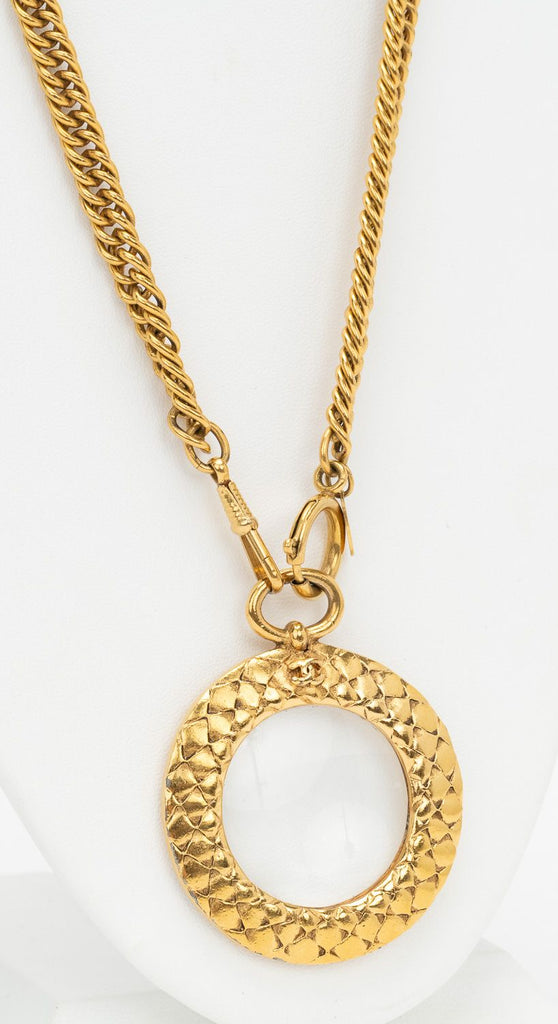 Chanel 80s Scales Magnifier Necklace
