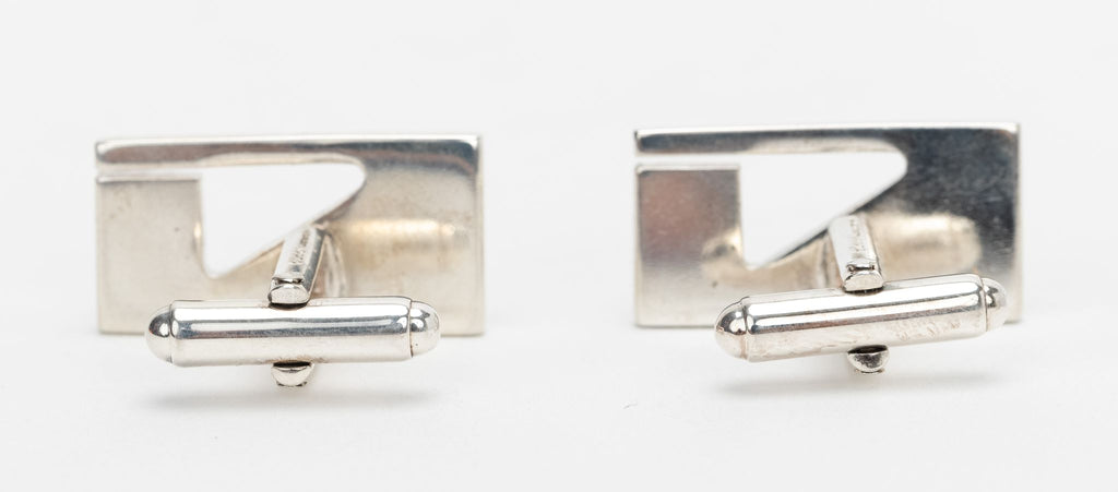 Gucci Logo Cufflinks Sterling Silver