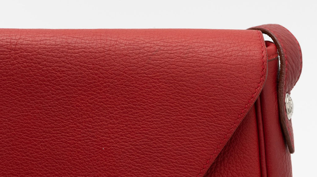 Hermès Red Leather Christine Bag
