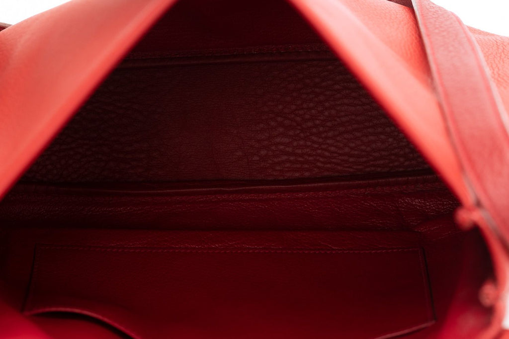 Hermès Red Leather Christine Bag