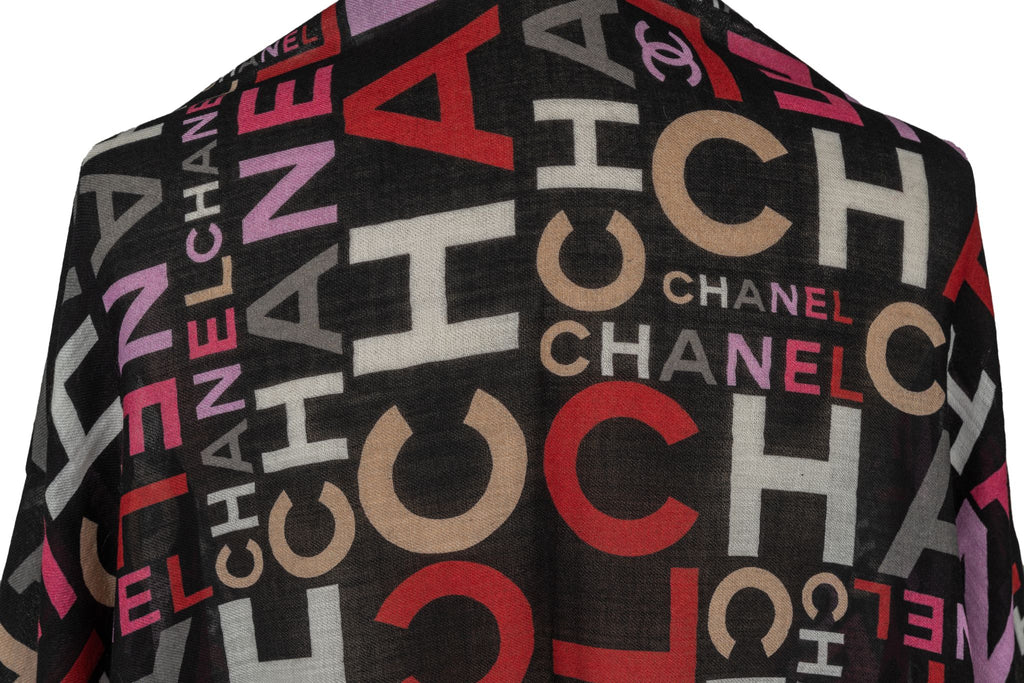 Chanel New Cashmere Shawl Multicolor