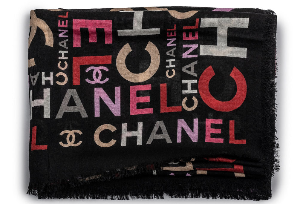 Chanel New Cashmere Shawl Multicolor