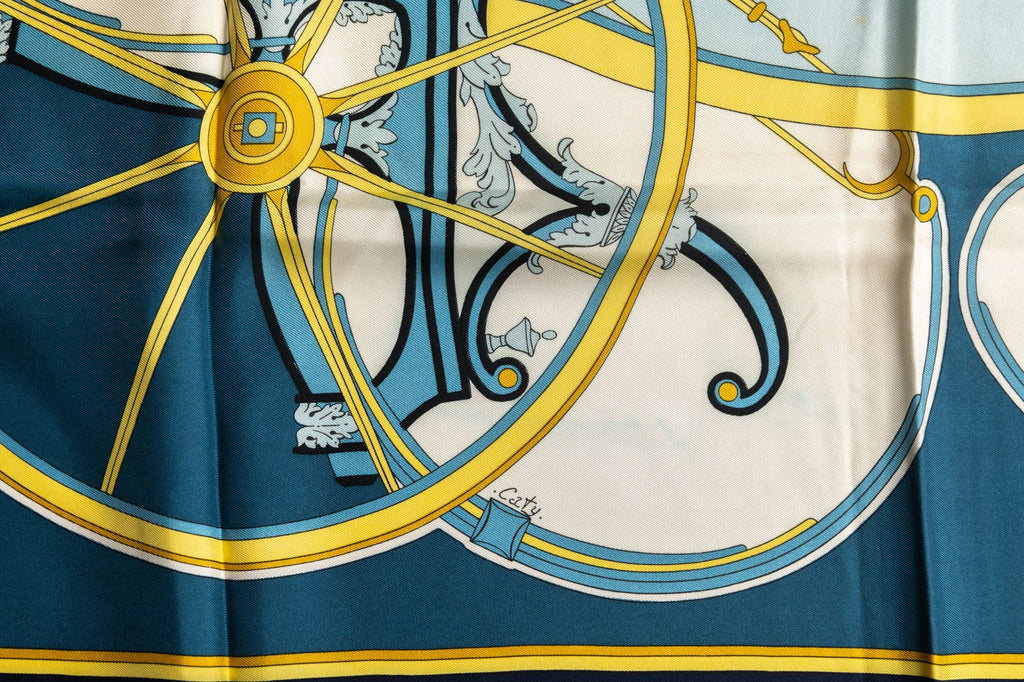 Hermès Washington's Carriage Scarf Silk