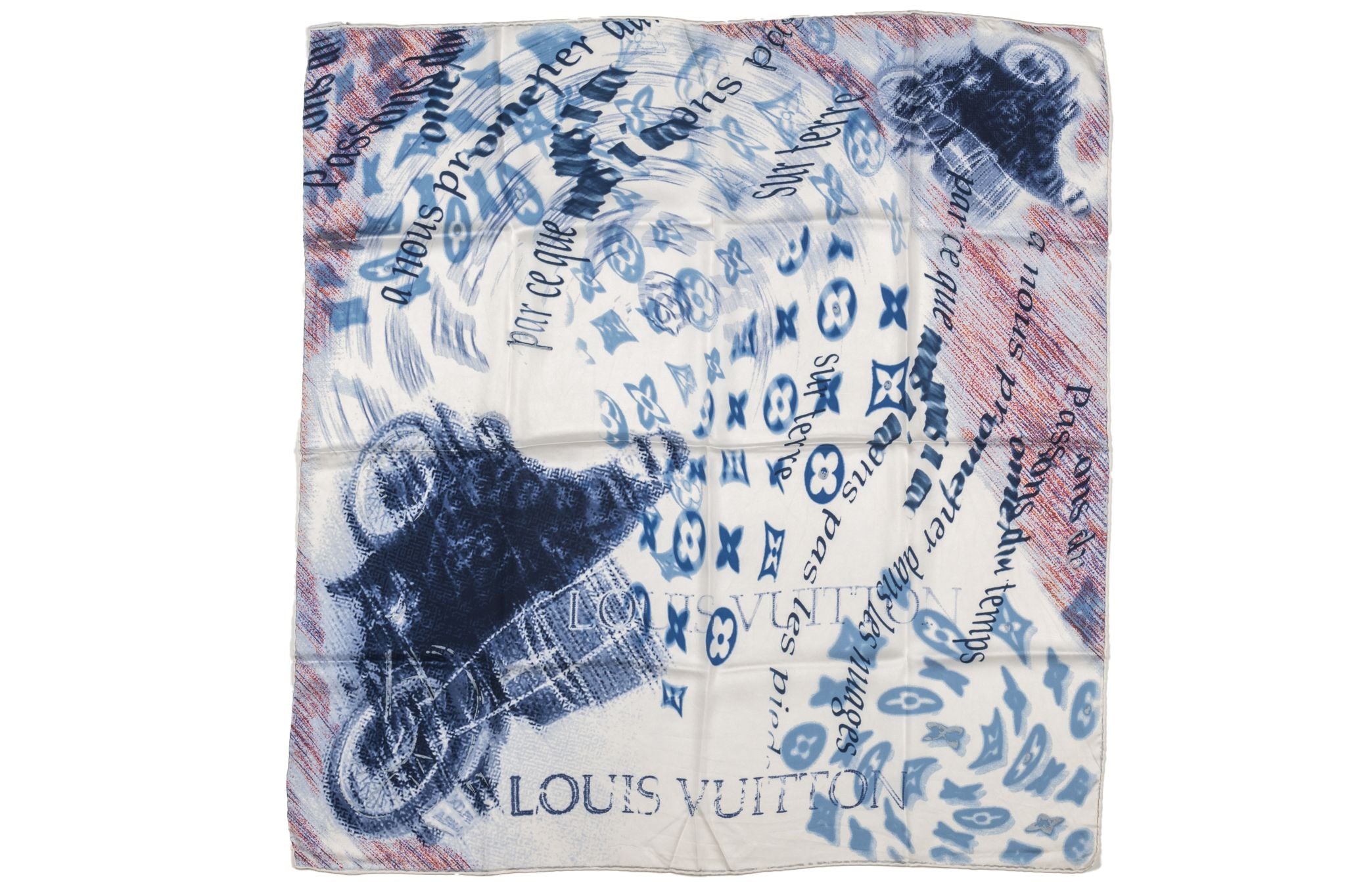Louis Vuitton Motorcycle Silk Scarf Vintage Lux - Main Image