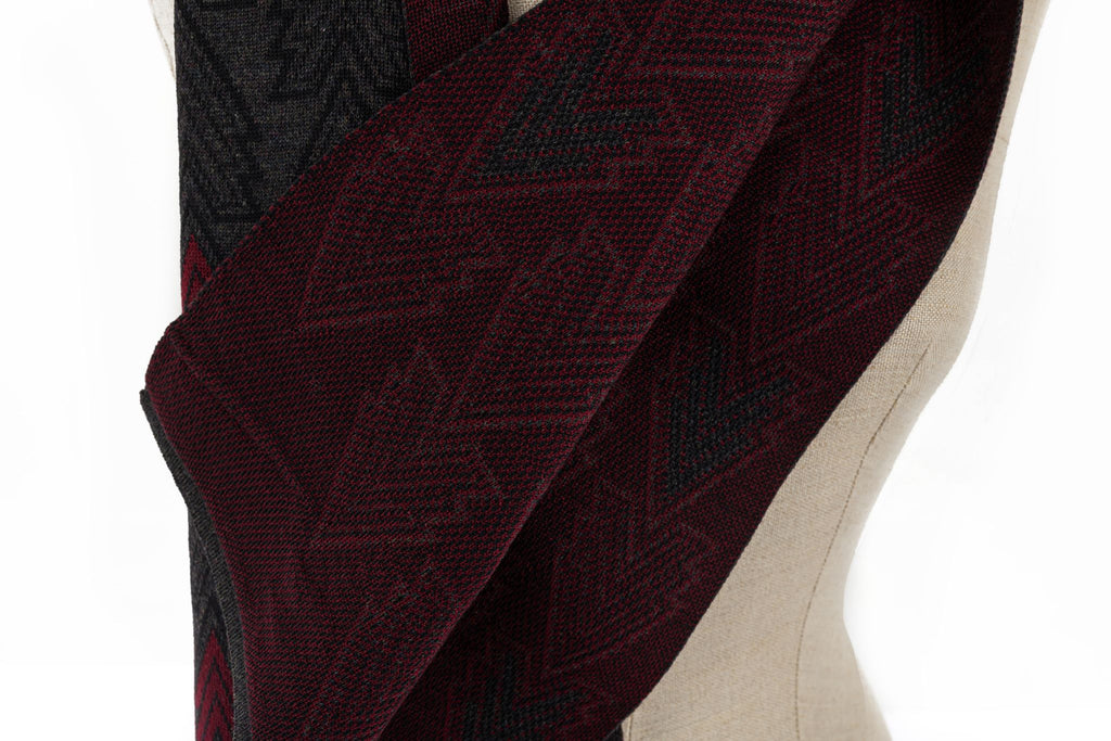 Louis New Vuitton Wool 2 Tone Scarf