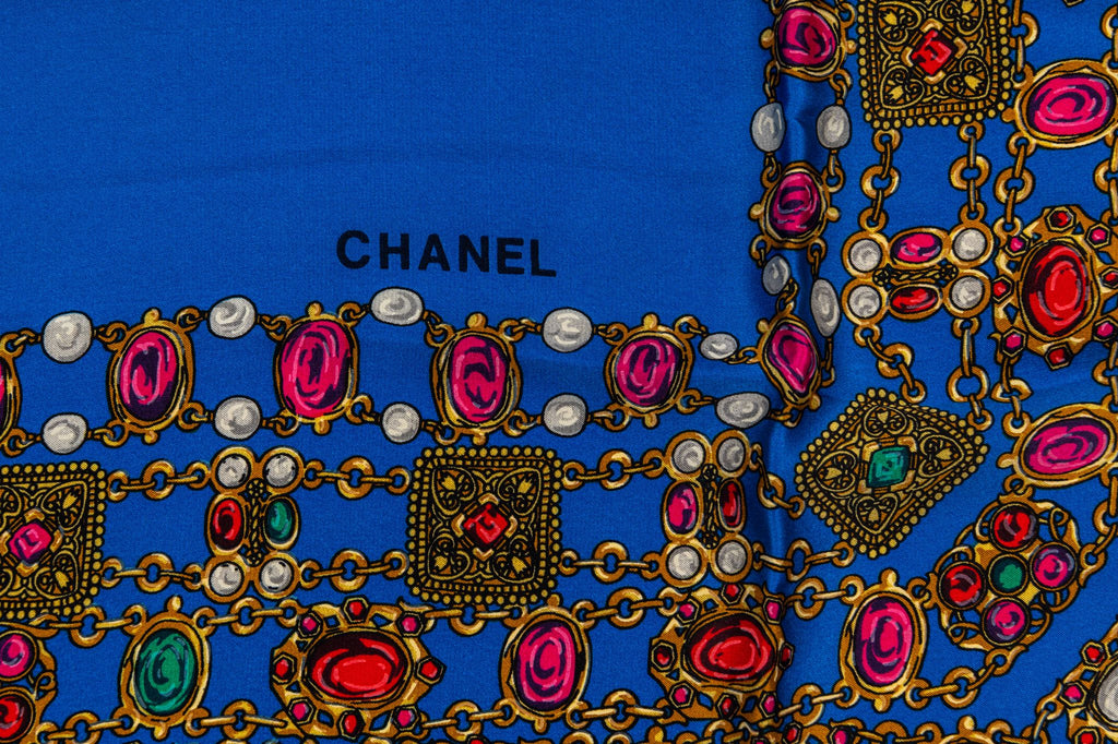 Chanel Vintage Gripoix Jewelry Scarf