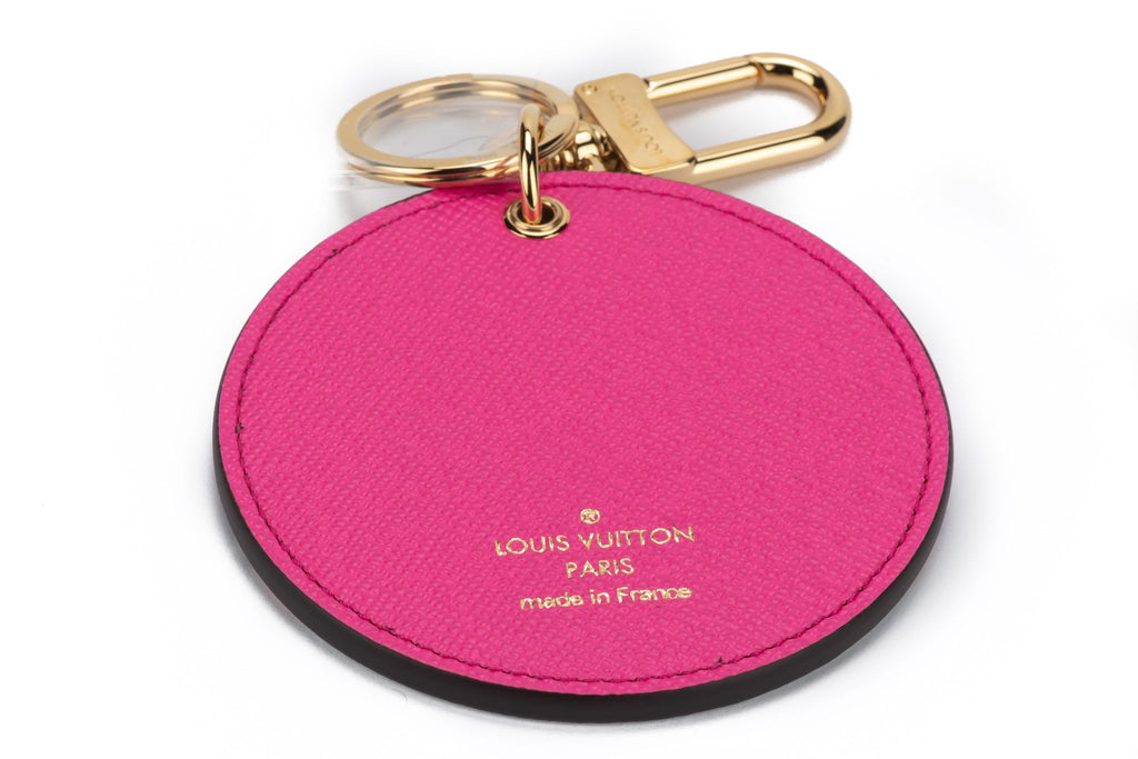 Vuitton Xmas 22 Key Ring Pink Gold NIB